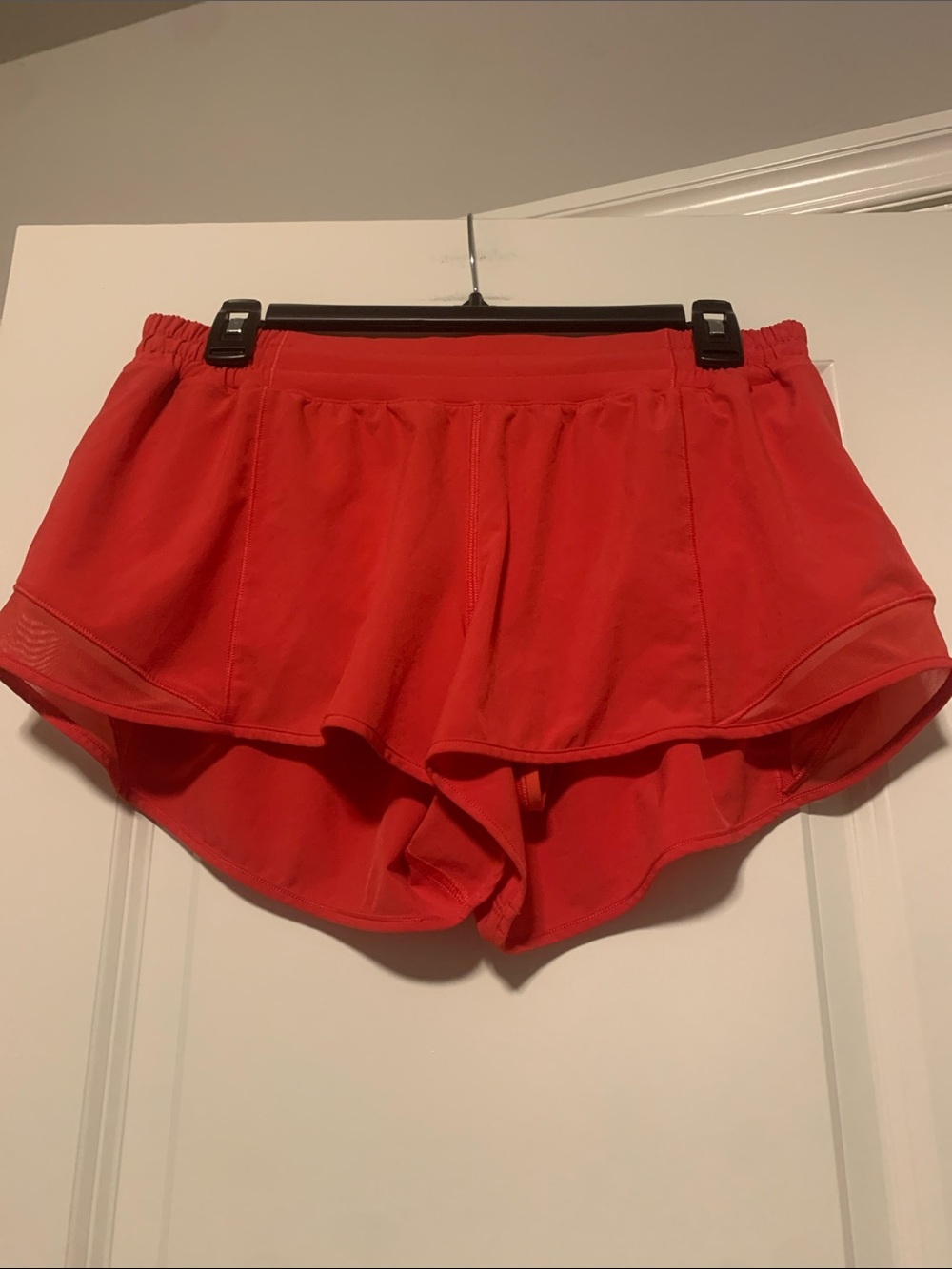 Lululemon LR Red Glow Hotty Hot Shorts, Sz 12
2.5in, Like New